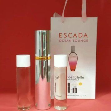 Парфуми жіночі з феромонами Escada Ocean Lounge 3*15 мл &mdash; Trio bag 22385 фото