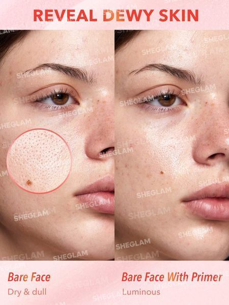 Праймер сыворотка с ниацинамидом SHEGLAM Melon Melt Niacinamide Serum Primer 5507 фото