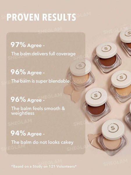 Тональный бальзам SHEGLAM Full Coverage Foundation Balm - Nude 6126 фото