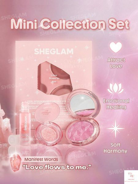 Набір для макіяжу SHEGLAM Crystal Intentions Small Rituals - Rose Quartz 6154 фото