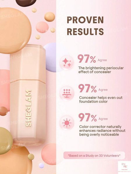 Рідкий консилер для обличчя Sheglam Hideaway Full-Coverage Concealer - Pink 6064 фото