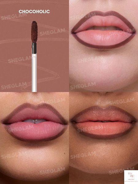 Тинт-карандаш для губ Sheglam Fall In Line Peel Off Lip Liner &mdash; Chocoholic (Шоколадный) 5901 фото