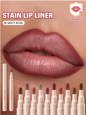 Жидкий карандаш-тинт для губ SHEGLAM True Stain Liquid Lip Liner - 300 Misty Rose 6129-300 фото