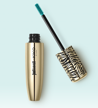 Водостійка туш для вій Just Cavalli x KIKO MILANO Maxi-Mod Mascara Rebel Edition - 01 Wild Green 000039-01 фото