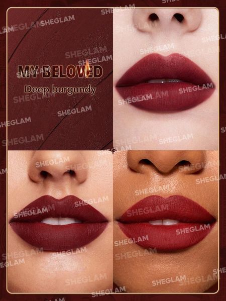 Матовая помада SHEGLAM Dynamatte Boom Long-Lasting Matte Lipstick Ember - My Beloved 5647 фото