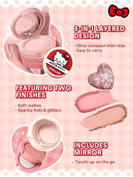 Тіні-стек SHEGLAM Hello Kitty Darling Dear - Sugar Cookie 5985 фото
