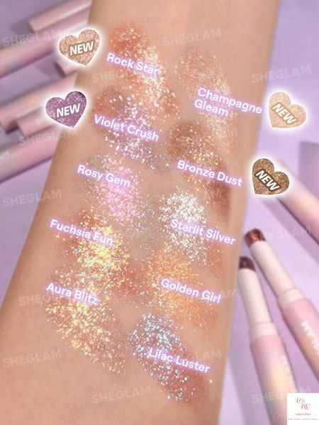 Гелевые тени-стик для век Sheglam Crystal Jelly Glaze Stick &mdash; Violet Crush 5910 фото