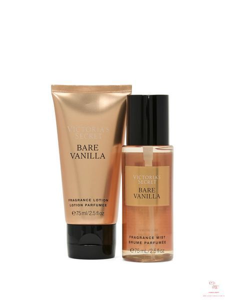 Подарунковий набір Victoria`s Secret Bare Vanilla 2-Piece Mist & Lotion Gift Set 0000121 фото