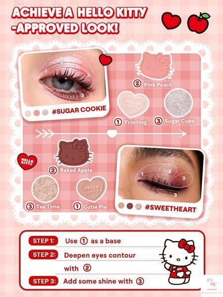 Тени-стек SHEGLAM Hello Kitty Darling Dear - Sugar Cookie 5985 фото