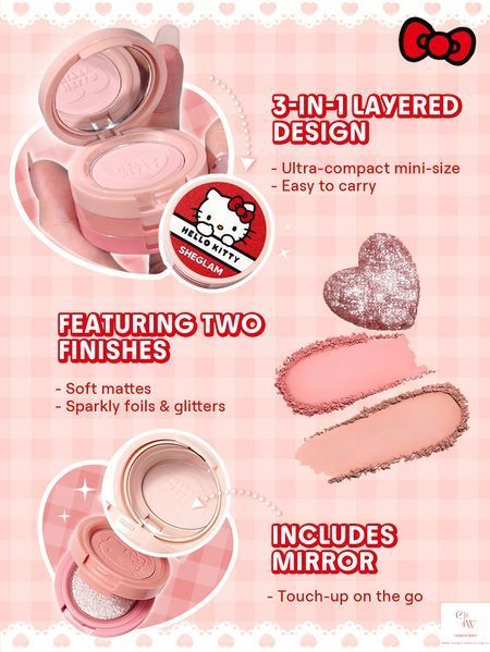 Тени-стек SHEGLAM Hello Kitty Darling Dear - Sugar Cookie 5985 фото
