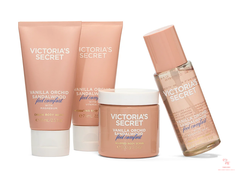 Подарунковий набір Victoria's Secret Vanilla Orchid Sandalwood Body Care Gift Set ft. Reusable Travel Bag - Оригінал з США 0000256 фото