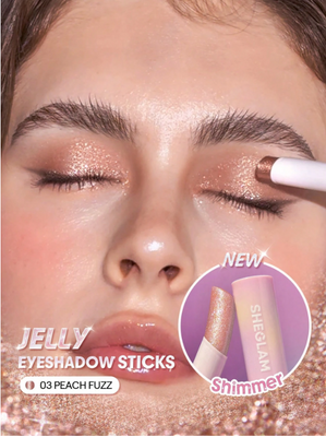 Тіні для повік у стіку Sheglam Crystal Jelly Glaze Stick &mdash; Peach Fuzz 5958 фото