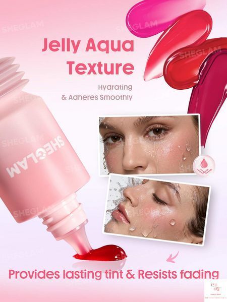 Гелевые румяна для лица SHEGLAM Aqua Flushed Gel Blush - Candy Juice 6306 фото