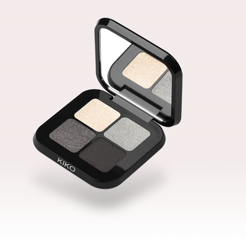 Палетка тіней Kiko Milano Bright Quartet - 04 Smokye Eyes Profusion 000161 фото
