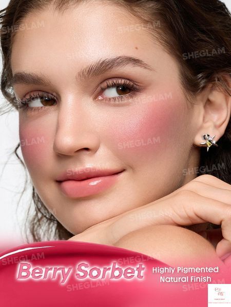 Гелевые румяна для лица SHEGLAM Aqua Flushed Gel Blush - Berry Sorbet 6307 фото