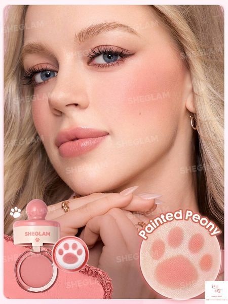 Румяна-штамп для лица SHEGLAM Cutie Paw Blush Stamp - 009 Painted Peony 6191-009 фото