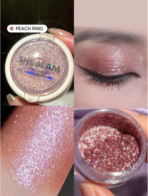 Тіні-топер для повік Sheglam Gleam Chaser Eyeshadow Topper &mdash; Peach Ring 5911 фото