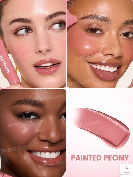 Жидкие матовые румяна для лица SHEGLAM Squeeze & Dot Matte Blush Paint - 009 Painted Peony 6281-009 фото
