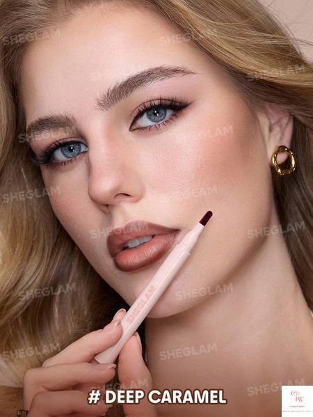Рідкий олівець-тінт для губ SHEGLAM True Stain Liquid Lip Liner - 008 Deep Caramel 6129-008 фото