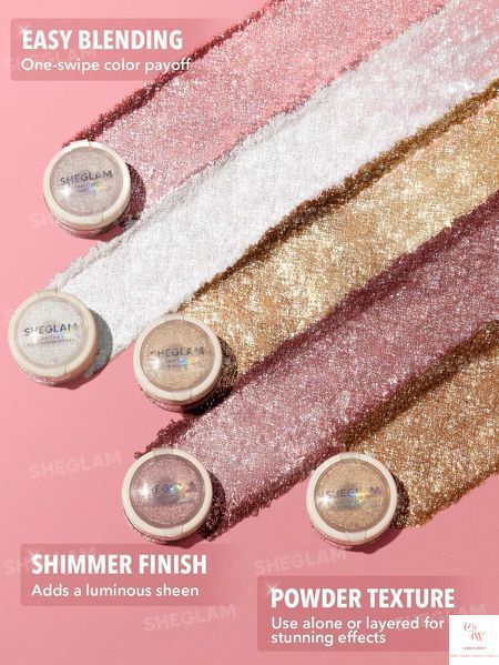 Тени-топпер для век Sheglam Gleam Chaser Eyeshadow Topper &mdash; Peach Ring 5911 фото