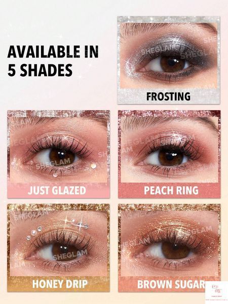 Тени-топпер для век Sheglam Gleam Chaser Eyeshadow Topper &mdash; Peach Ring 5911 фото