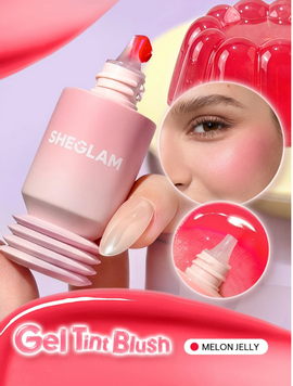 Гелеві рум'яна для обличчя SHEGLAM Aqua Flushed Gel Blush - Melon Jelly 6309 фото