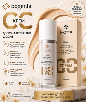 CC-крем для лица с микрокапсулами Bogenia BG614, 30 мл 22277 фото