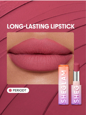 Матовая помада SHEGLAM Dynamatte Boom Long-Lasting Matte Lipstick - Periodt 5652 фото