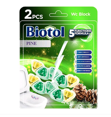 Туалетный блок с ароматом хвои Biotol 2 шт 8466941 фото