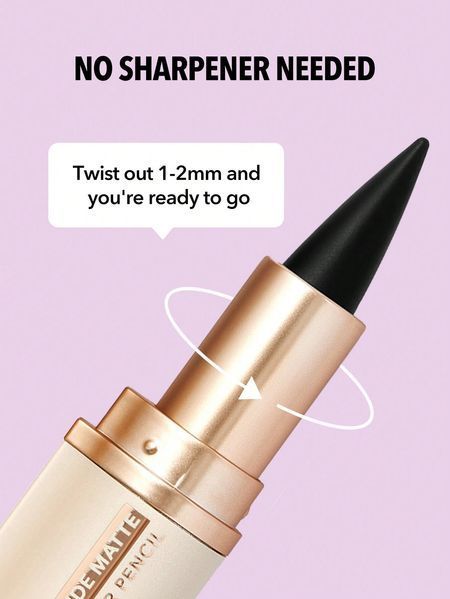 Гелевый матовый карандаш для глаз SHEGLAM EZ Glide Matte Eyeliner Pencil Black 5628 фото