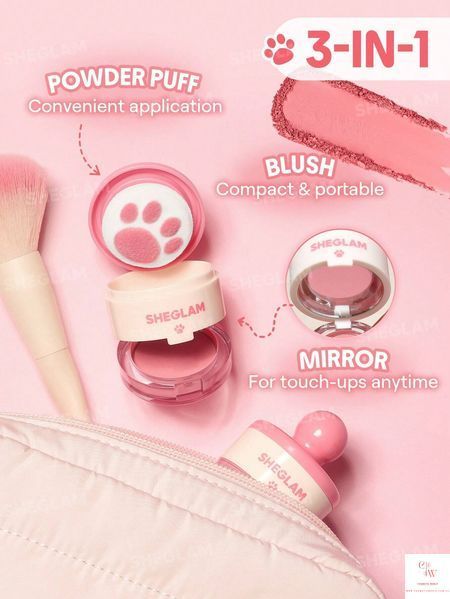 Рум'яна-штамп для обличчя SHEGLAM Cutie Paw Blush Stamp - 004 Hot Topic 6191-004 фото