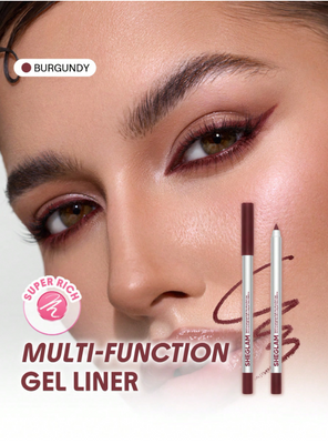 Водостійкий гелевий олівець для очей SHEGLAM Boldline Longwear Multi-Function Gel Liner &mdash; Burgundy 5827 фото