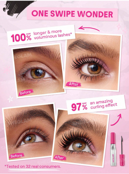 Дует для вій Sheglam Mark & Melt Lashlighter: Туш для об'єму + Засіб для зняття макіяжу 5962 фото