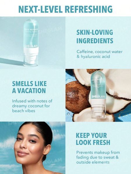 Фіксуючий спрей для макіяжу SHEGLAM Press Refresh Setting Spray 5982 фото
