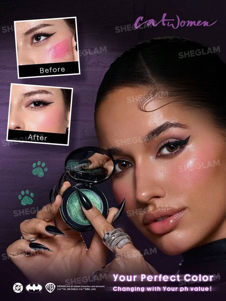 Румяна SHEGLAM CATWOMAN Black Cat Color-Changing Blush 5521 фото