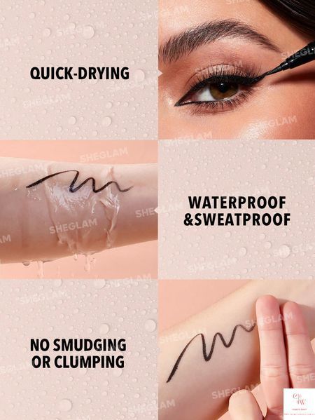 Водостойкая жидкая подводка SHEGLAM Uninterrupted Waterproof Liquid Eyeliner (Black) 5692 фото