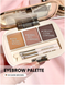 Палетка для бровей SHEGLAM Full-Filled Eyebrow Palette - 101 Dark Brown 6131 фото 1