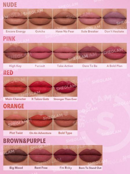 Матова помада SHEGLAM Dynamatte Boom Long-Lasting Matte Lipstick - Gotcha 5656 фото