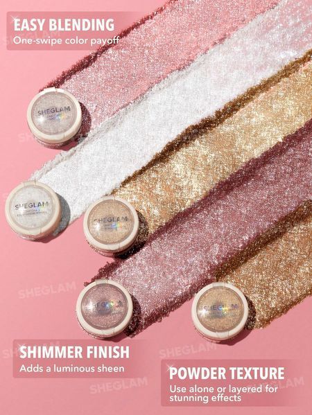 Тіні-топер для повік Sheglam Gleam Chaser Eyeshadow Topper &mdash; Brown Sugar 5915 фото