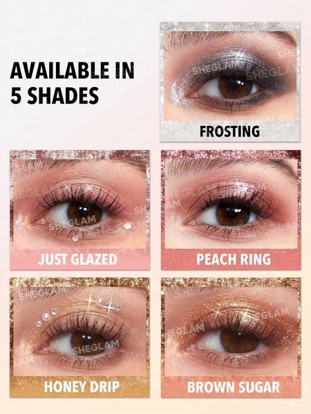 Тіні-топер для повік Sheglam Gleam Chaser Eyeshadow Topper &mdash; Brown Sugar 5915 фото