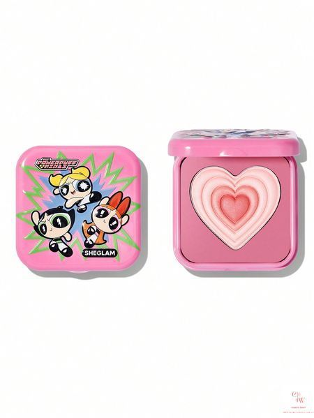 Шимерные румяна SHEGLAM The Powerpuff Girls Tough Love Shimmer Blush - Utonium 6028 фото