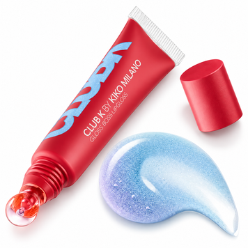 Блеск для губ KIKO MILANO Club K Gloss Boss Lipgloss - 12 Legendary Plastic - перламутровый свето-голубой 000200-12 фото