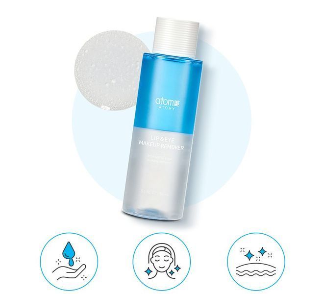 Засіб для зняття макіяжу з губ і очей Atomy Lip & Eye Makeup Remover 150 мл 000485 фото