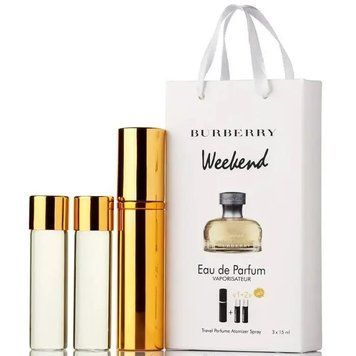 Жіночі парфуми з феромонами Burberry Weekend Woman 3х15 мл &mdash; Trio Bag 22391 фото