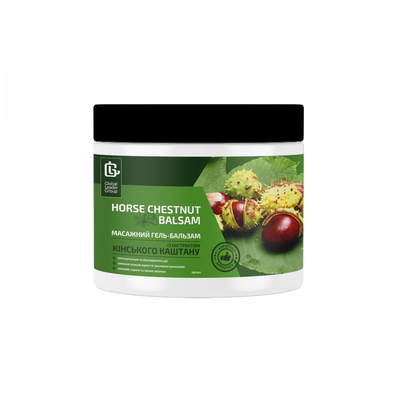 Массажный гель бальзам с экстрактом каштана Horse chestnut Balsam Dr Clinic 500 мл 9184603 фото