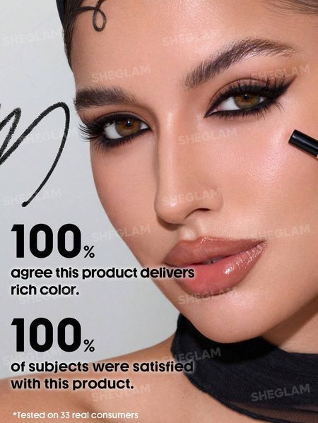 Водостійкий гелевий олівець для очей SHEGLAM Boldline Longwear Multi-Function Gel Liner &mdash; Black 5831 фото
