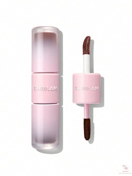 Двусторонний тинт-пленка и блеск для губ SHEGLAM Line To Shine Peel-Off Lip Stain & Gloss Duo - 513 Lava Cake 6240-513 фото