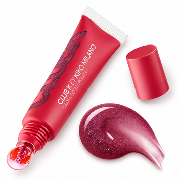 Блеск для губ KIKO MILANO Club K Gloss Boss Lipgloss - 10 NIGHT SPARK - бордовый с розовым перламутром 000200-10 фото