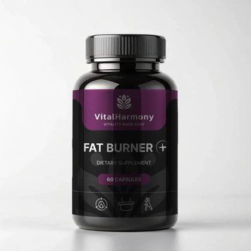 Жироспалювач VitalHarmony Fat Burner Plus 60 капсул 222228 фото
