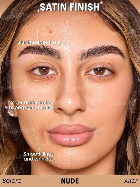 Тональна основа SHEGLAM Skin Sync Satin Foundation &mdash; Nude 5697 фото
